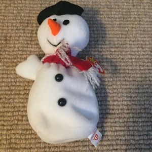 Snowball the Snowman Beanie Baby